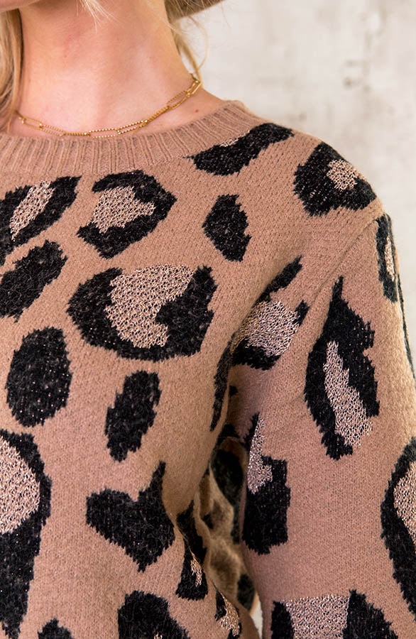 Panter Trui Gebreid Camel – shoparchief, foto 5