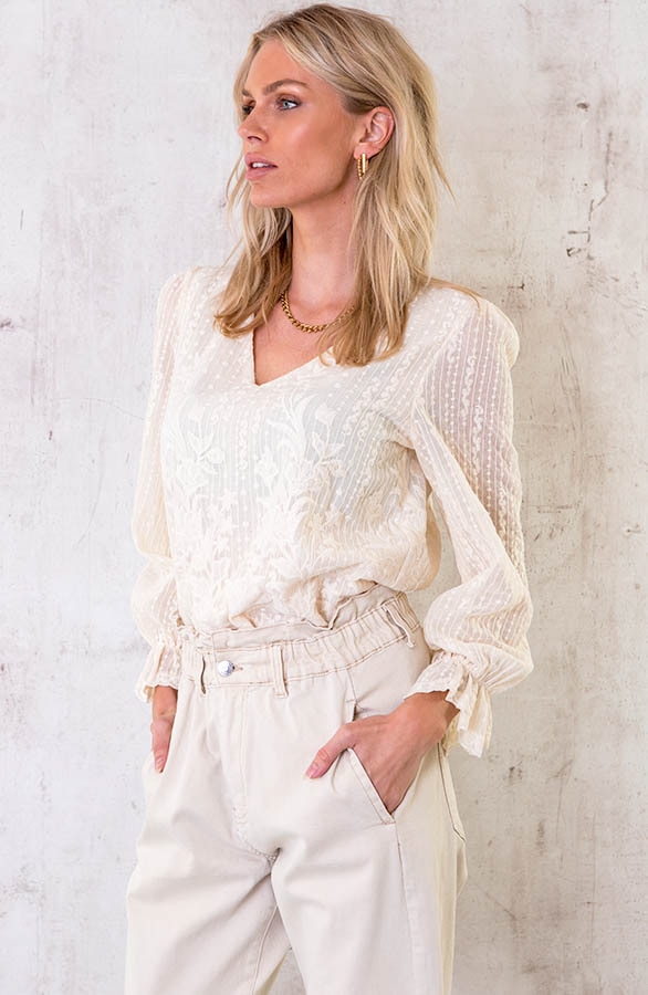 Plumetis Boho Blouse Ecru – shoparchief, foto 2
