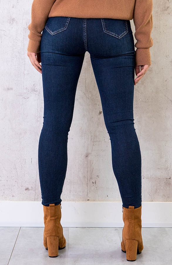 Push Up Skinny Jeans Blauw – shoparchief, foto 3