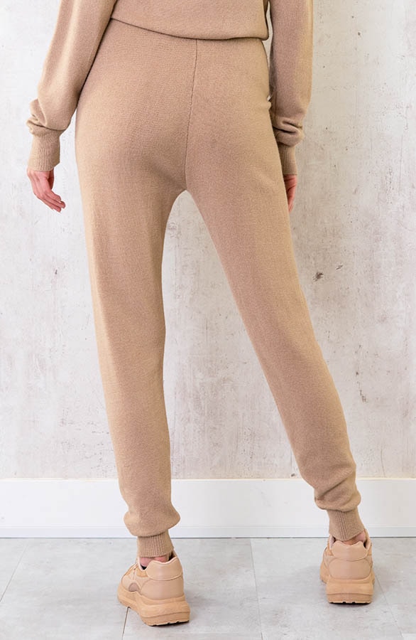 Soft Comfy Broek Camel – shoparchief, foto 3