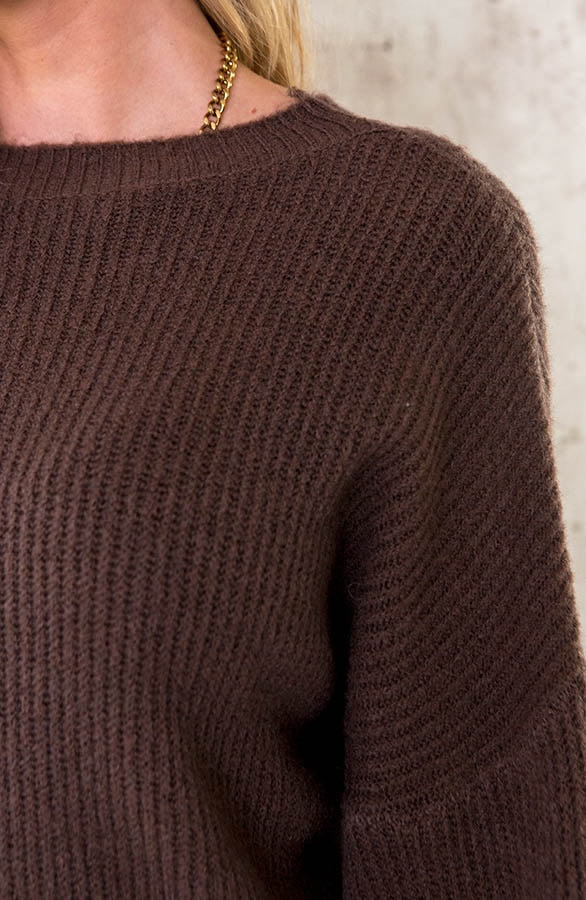 Soft Knitted Sweater Choco – shoparchief, foto 5