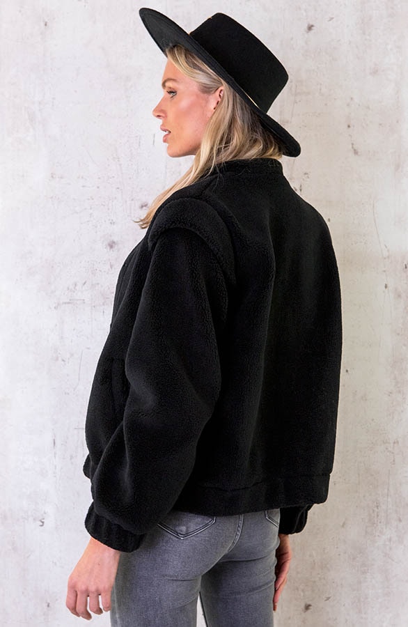 Teddy Bomber Jasje Zwart – shoparchief, foto 5