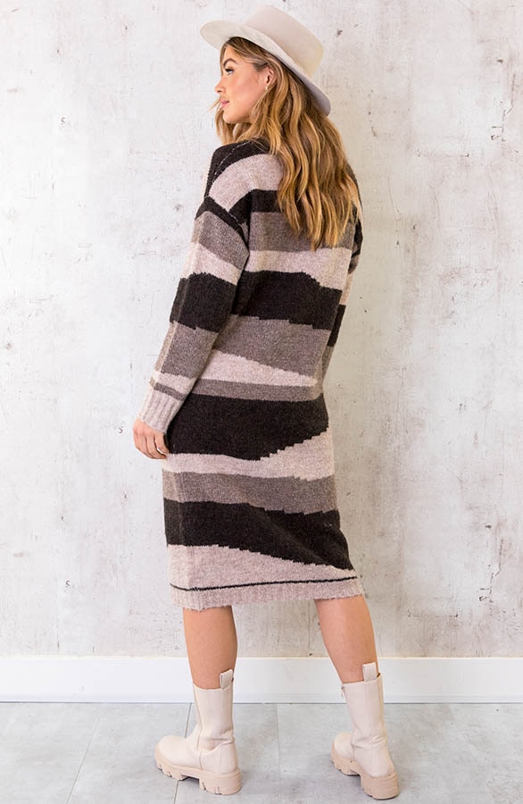 Tricolore Strepen Tuniek Bruin – shoparchief, foto 4
