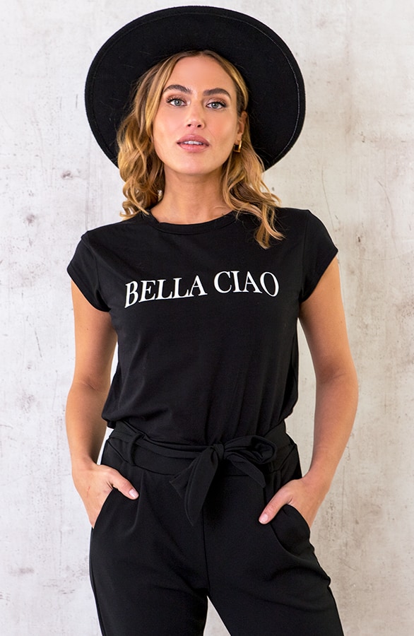 Bella Ciao Top Zwart – shoparchief