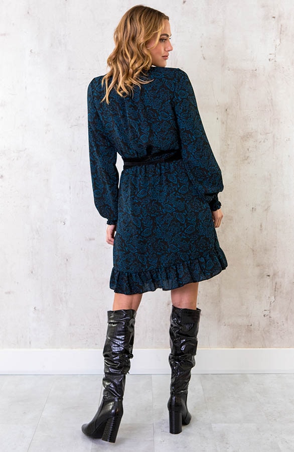 Col Jurk Overslag Paisley Petrol – shoparchief, foto 4