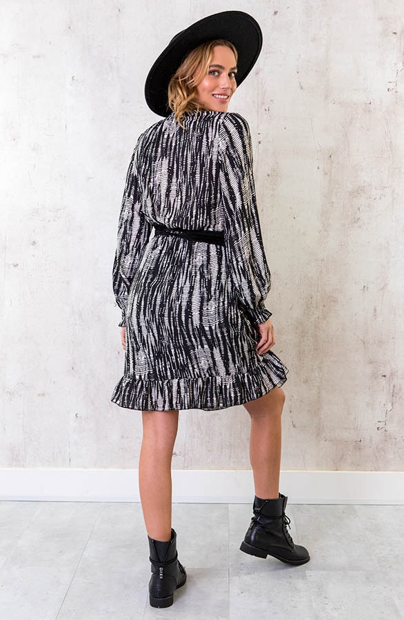Col Jurk Overslag Print Deluxe – shoparchief, foto 4