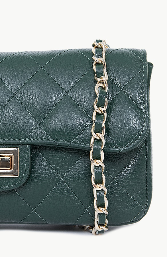 Iconic Chain Bag Green – shoparchief, foto 2