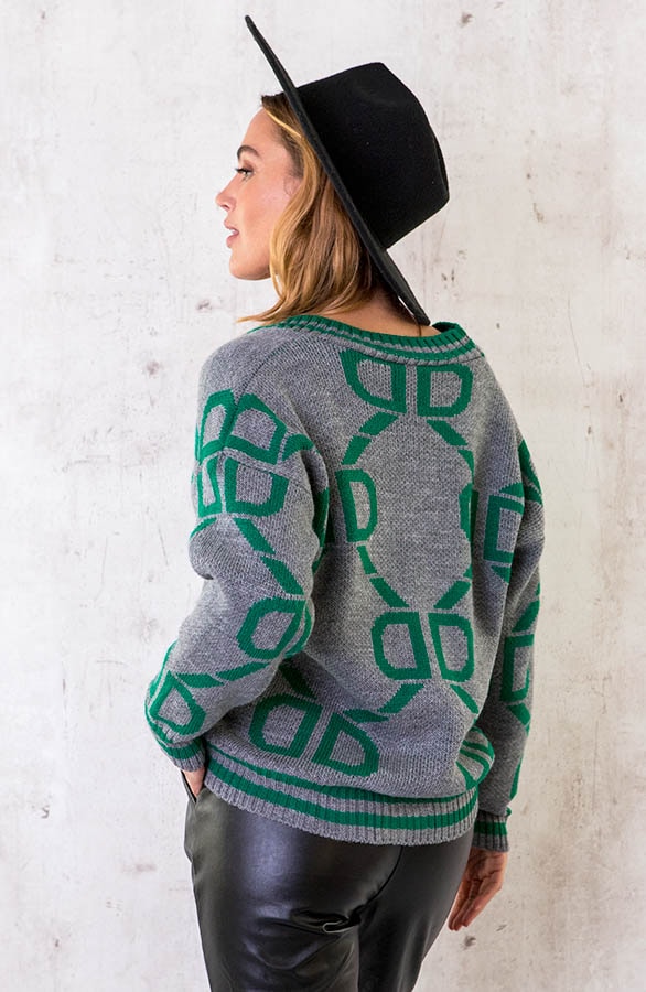 Monogram Vest Grijs – shoparchief, foto 3