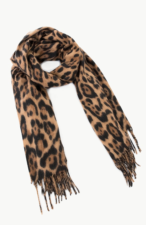 Panterprint Sjaal Camel – shoparchief