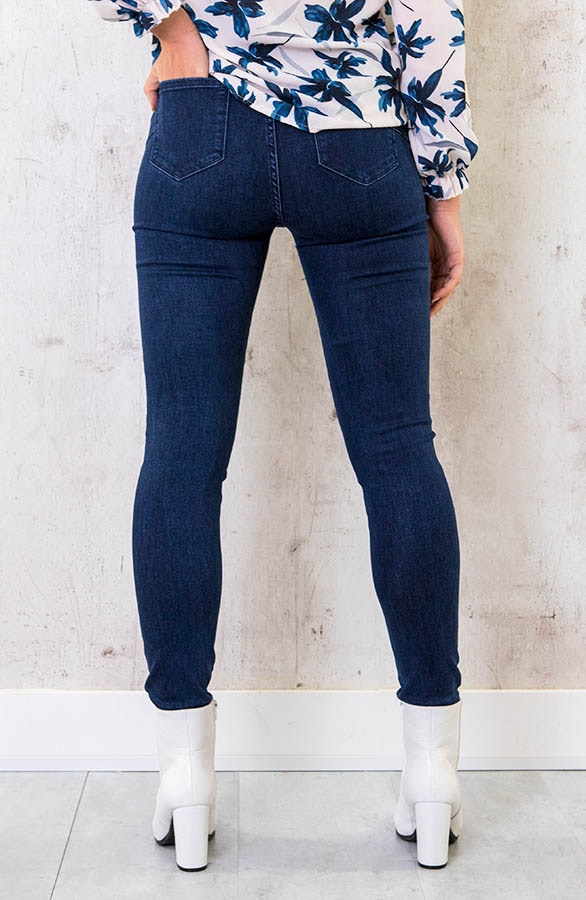 Push Up Skinny Jeans Dark Blue – shoparchief, foto 3