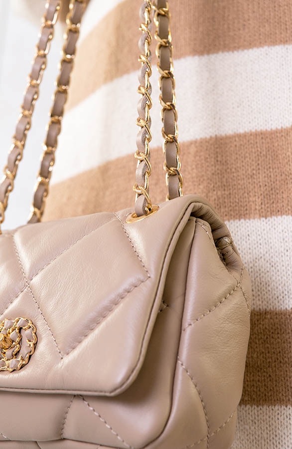 Quilted Chain Bag Beige, Shoparchiv, Foto 4
