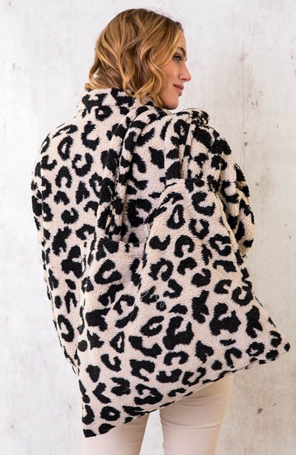 Teddy Shopper Leopard Beige – shoparchief, foto 2