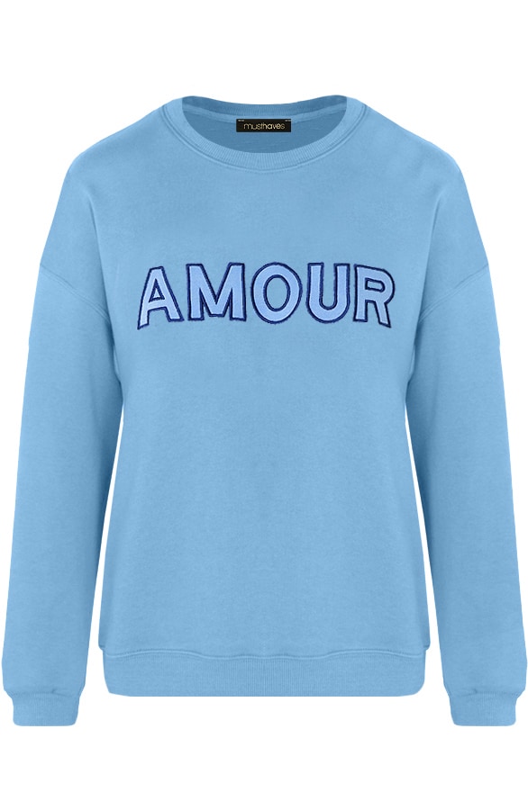 Amour Sweater Blauw – shoparchief