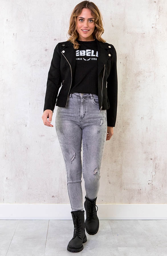 Rebelle Top Zwart Wit – shoparchief, foto 7
