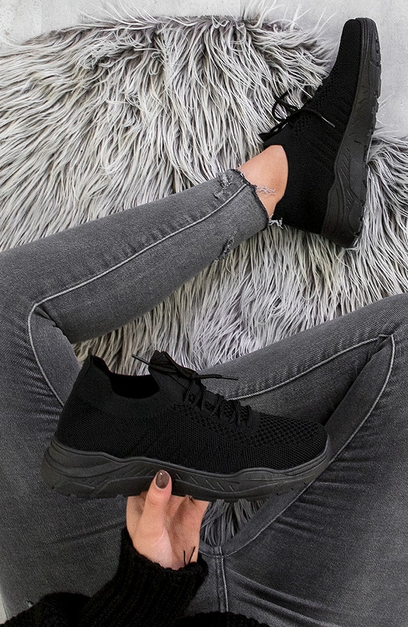 Comfy Sneaker Zwart – shoparchief