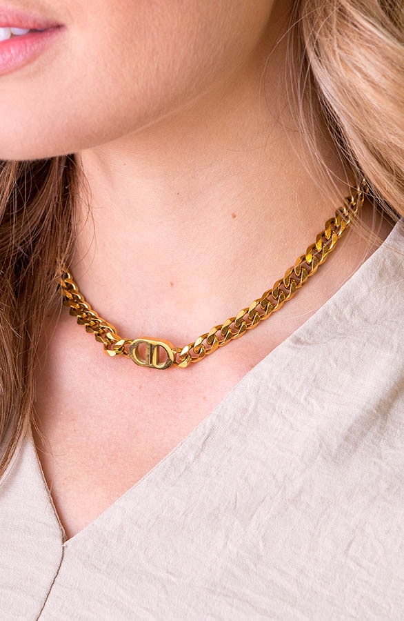 Fashion Chain Ketting Goud – shoparchief, foto 2