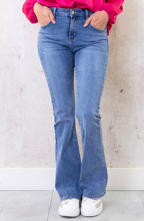 High Rise Flared Broek – shoparchief