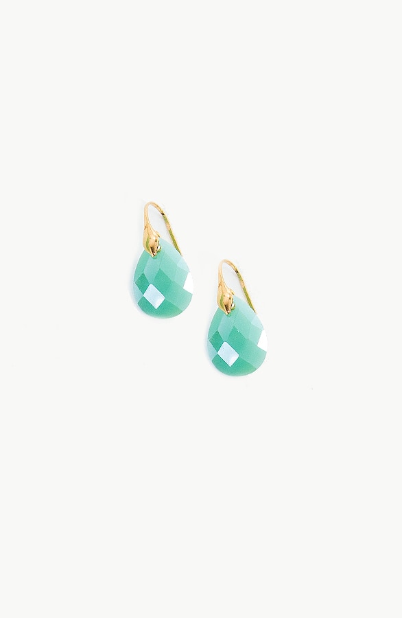 Kristal Oorbel Mint – shoparchief