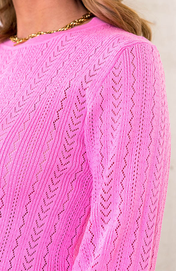 Kanten Patronen Top Roze – shoparchief, foto 5