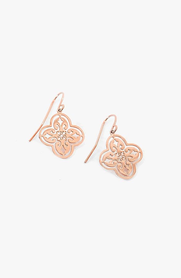 Klaver Oorbellen Rose – shoparchief