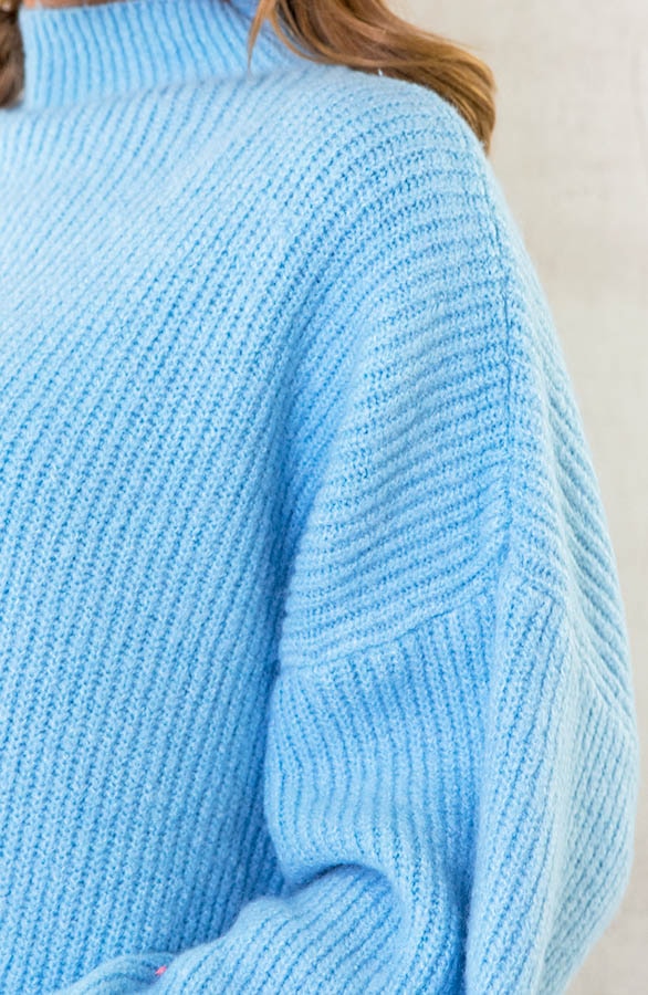 Knitted Sweater Babyblauw – shoparchief, foto 6