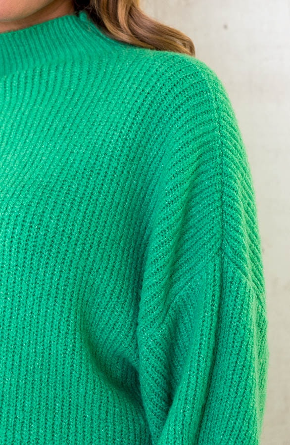 Knitted Sweater Groen – shoparchief, foto 4