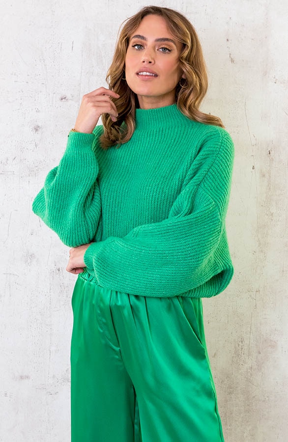 Knitted Sweater Groen – shoparchief, foto 2