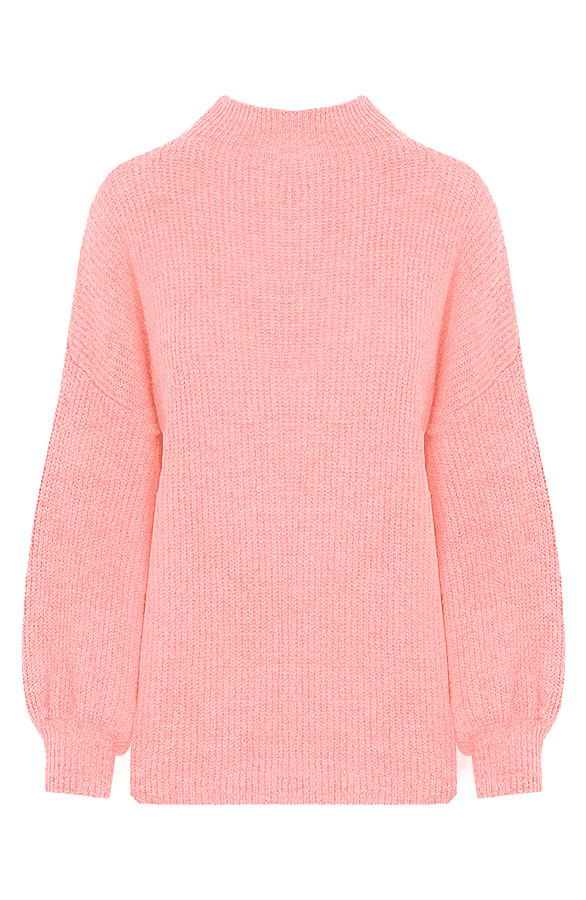 Knitted Sweater Koraalroze – shoparchief