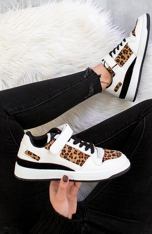 Leopard Sneaker Wit – shoparchief