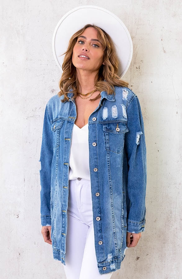 Long Denim Jacket 2.0 – shoparchief, foto 5