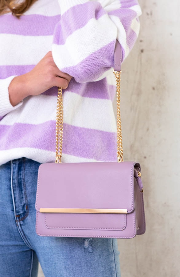 Luxury Shoulderbag Lila – shoparchief, foto 3
