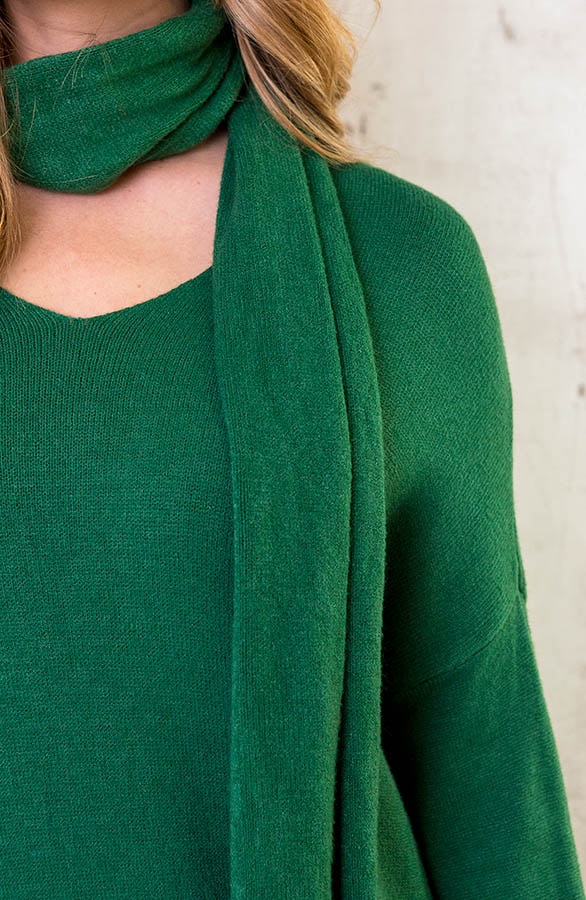 Oversized Comfy Jurk Groen – shoparchief, foto 5
