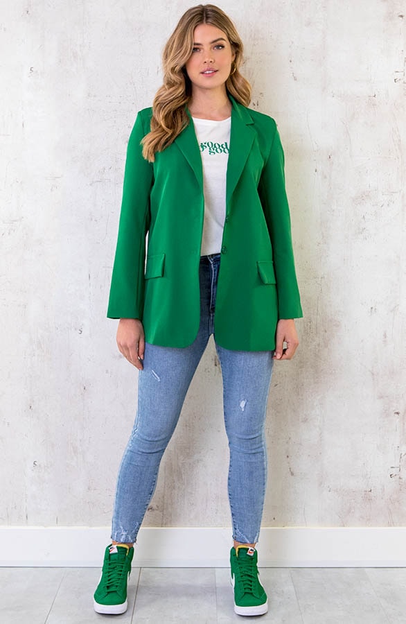 Oversized Blazer Bright Green – shoparchief, foto 6