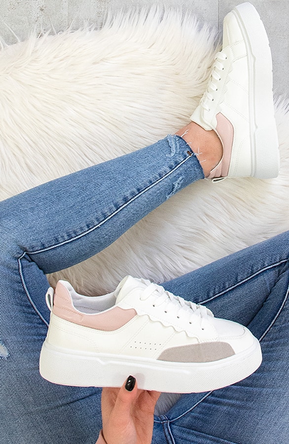 Plateau Sneaker Wavy Hellrosa, Shoparchiv