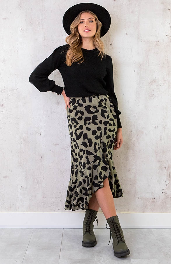 Ruffle Knopen Longsleeve Zwart – shoparchief, foto 2