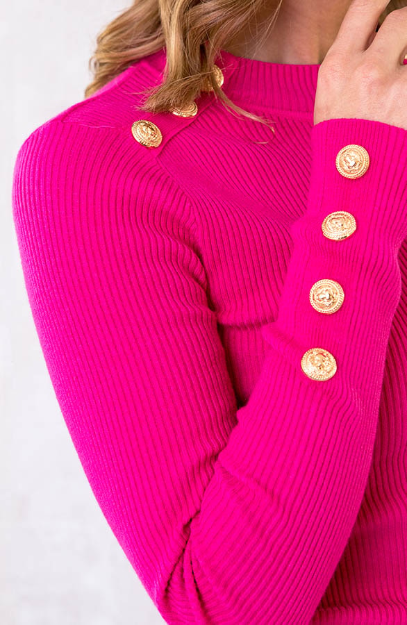 Sailor Rib Trui Fuchsia – shoparchief, foto 5