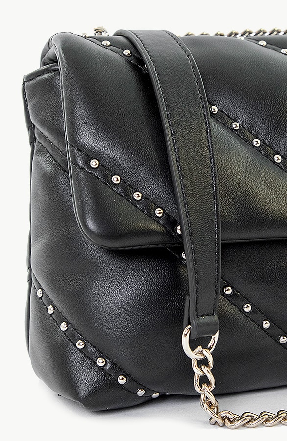 Schoudertas Met Studs Zwart – shoparchief, foto 2