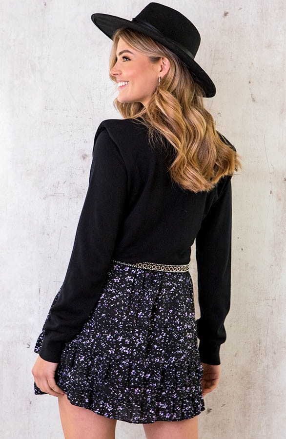 Shoulder Pad Longsleeve Zwart – shoparchief, foto 4