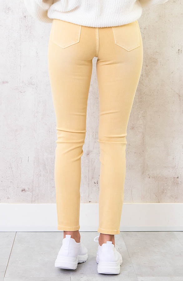 Skinny High Waist Jeans Gelb, Shoparchiv, Foto 3