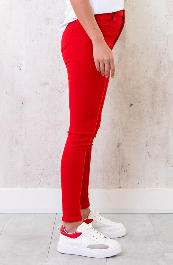 Plateau Sneakers Wavy Rood – shoparchief, foto 4