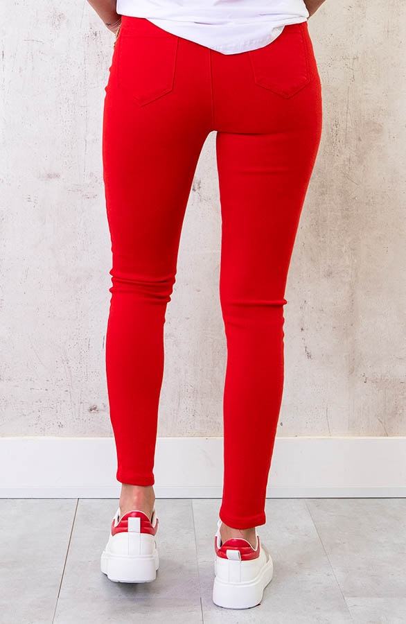 Plateau Sneakers Wavy Rood – shoparchief, foto 5