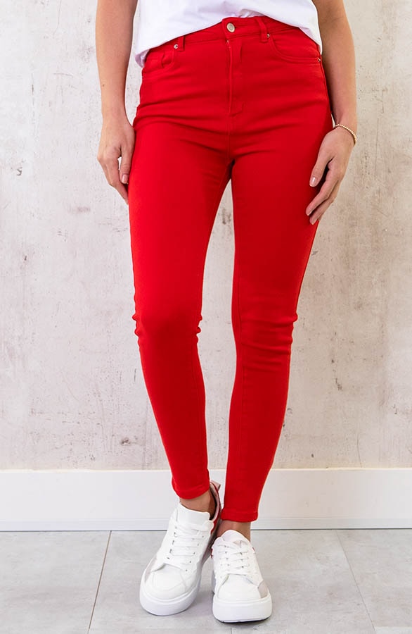 Plateau Sneakers Wavy Rood – shoparchief, foto 3