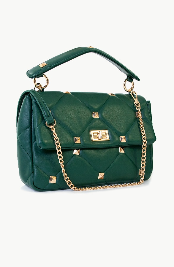 Studs Bag Emerald – shoparchief