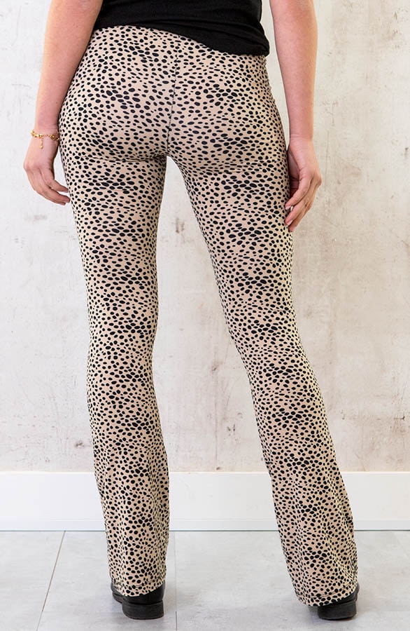 Flared Broek Cheetah – shoparchief, foto 4