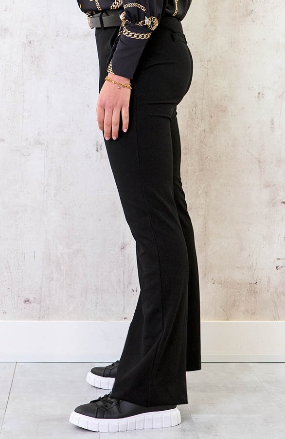 Flared Broek Zwart – shoparchief, foto 2