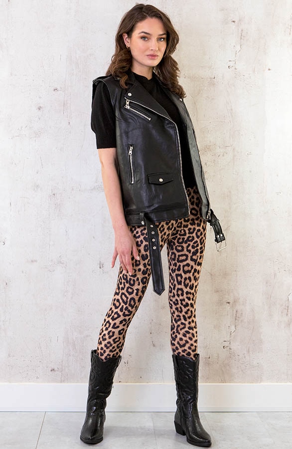 Leather Biker Gilet – shoparchief, foto 8