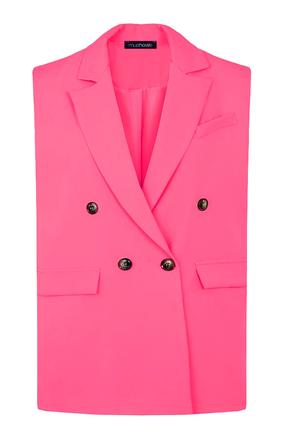 Oversized Gilet Roze – shoparchief