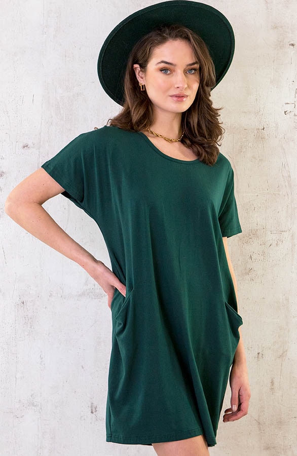 Pocket Tuniek Dames Smaragd – shoparchief, foto 3