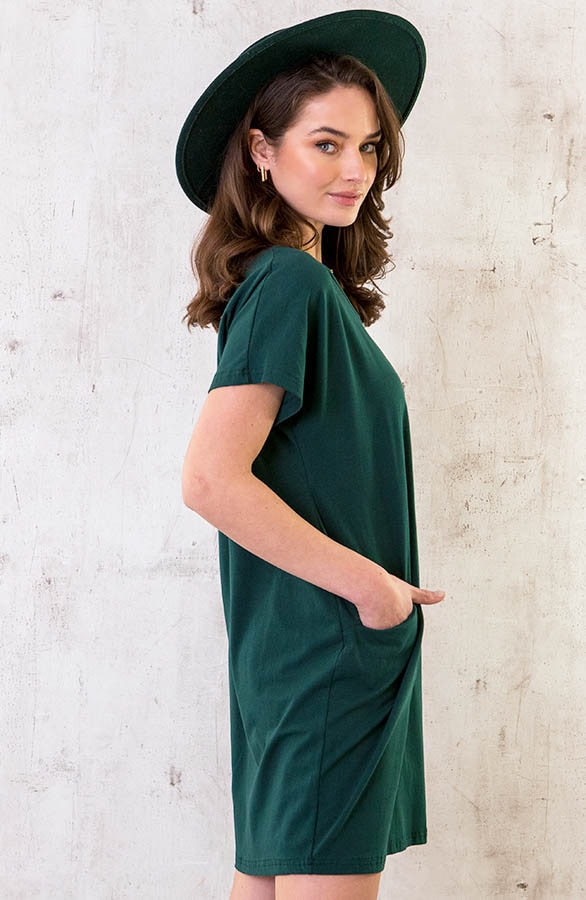 Pocket Tuniek Dames Smaragd – shoparchief, foto 4