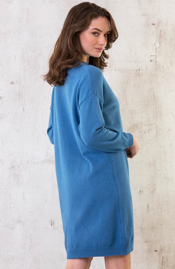 Sweater Dress Jeansblauw – shoparchief, foto 5
